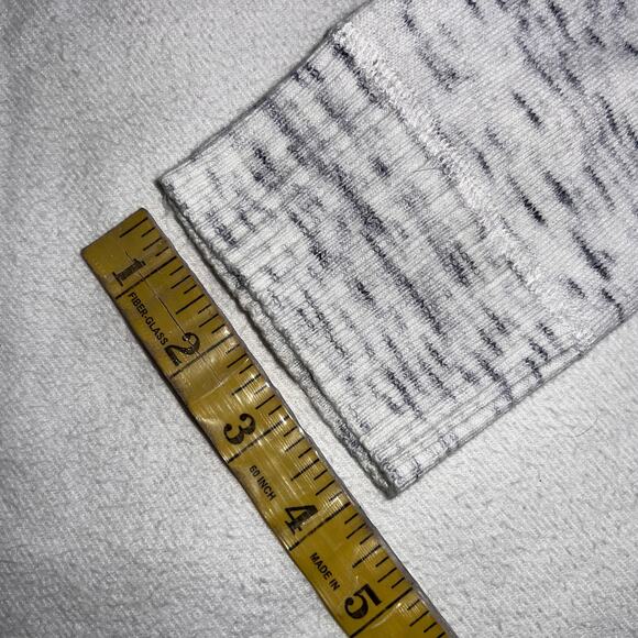 Talbots Petite Heathered Light Gray Ribbed Light Weight Crew Neck Sweater-LP: i - Picture 10 of 12